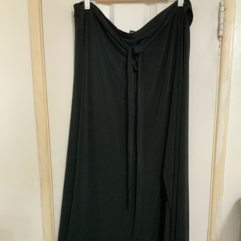 Wrap maxi skirt